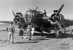 A Martin Baltimore aircraft of No. 454 Squadron RAAF in the dispersal area Italy. c. 1944.