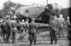 Captured Hampden, possibly AT109 of 455 Sqn 