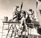 Servicing a Hudson of 459 Sqn RAAF 