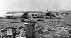 Albatros DVa fighters, including D5359/17, with AW FK.8 aircraft in the background AWM H02823 via Brendan Cowan