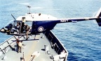 Kiowa over HMAS Sydney