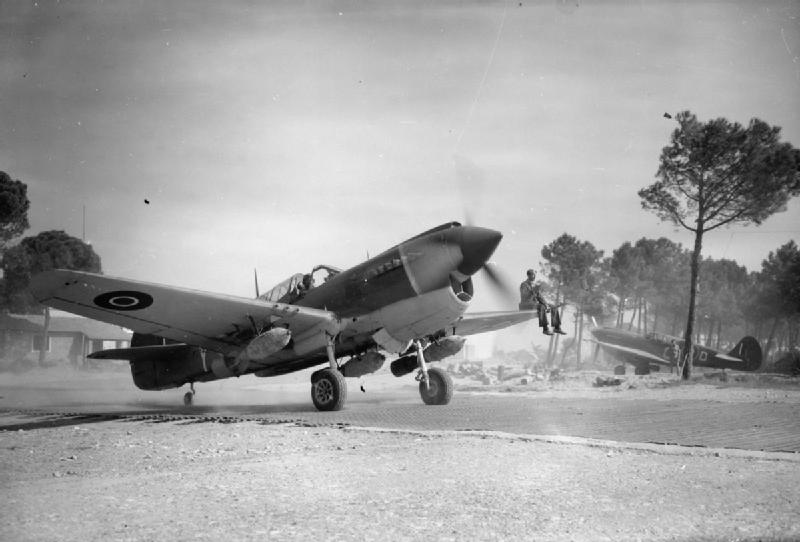 Kittyhawk Mark IV, FX745 'OK-Y'
                                  450 Squadron, Cervia, Italy