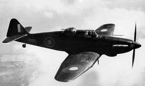 Boulton Paul Defiant in Night Fighter Scheme