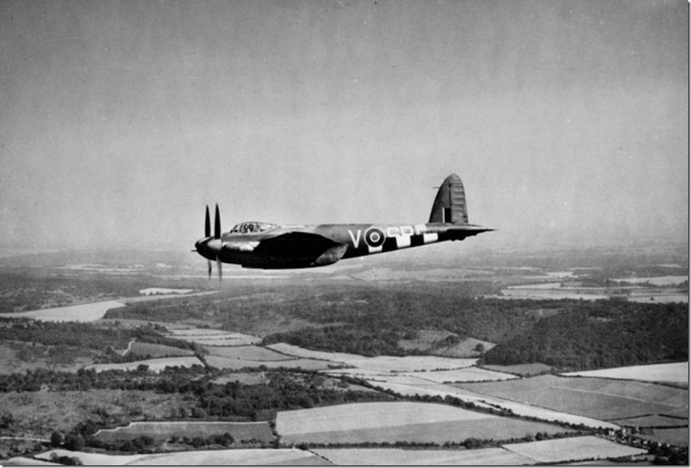 Mossie MM403 SB-V MkVI of 464 Sqn (RAAF) taken in August 1944