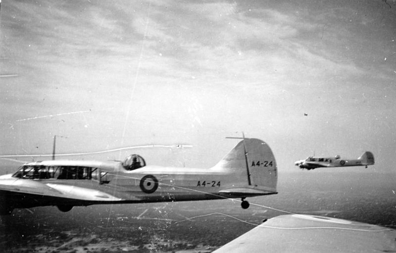 Anson Mk.Is A4-24 and others from 23 Squadron on their way to meet up with 204 Squadron, RAF's Saro London Mk.IIs, March, 1938. via Mike Mirkovic.