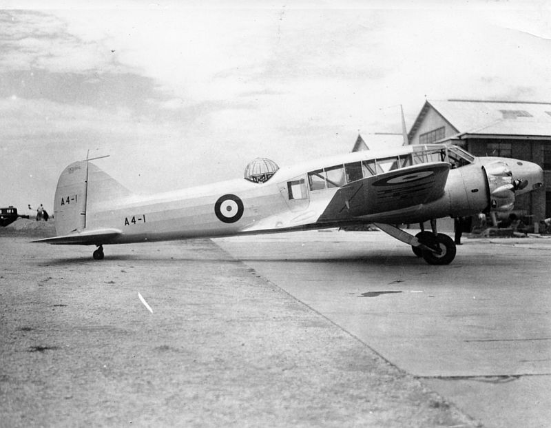 Anson Mk.I A4-1. 1 Aircraft Depot, Laverton, c.1936,via Mike Mirkovic.