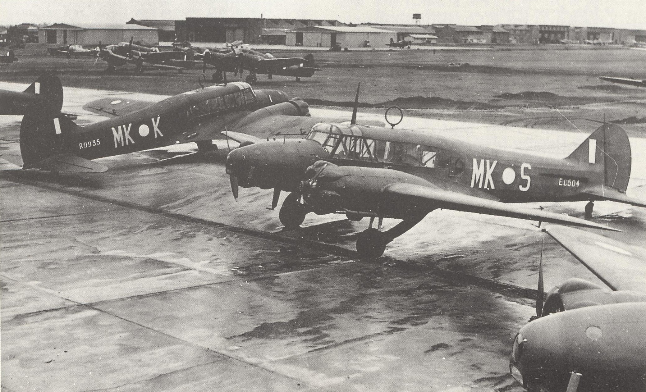 EG504 (MK-S) Anson 1 of 67 Sqn at RAAF Laverton 1945.  RAAF Official via Joe Barr