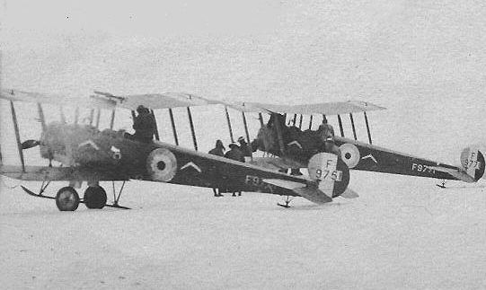 Avro 504K                            F9751 & F9771 7 SQN,AFC                            Photo via Brendan Cowan