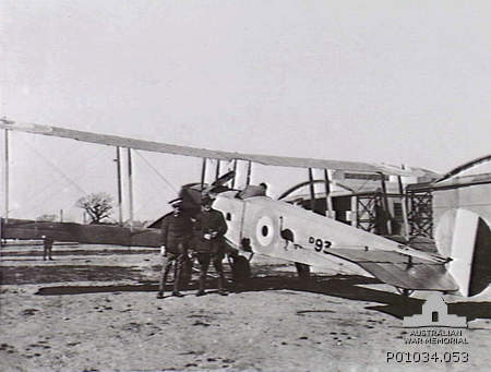 Avro 504J D93 AWM P01034_053