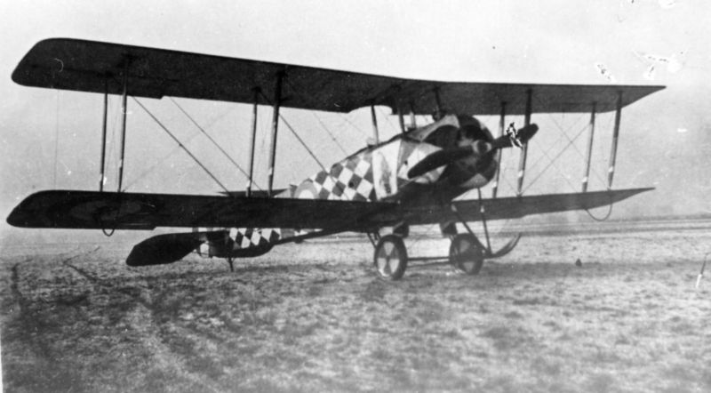 Avro 504K E18045 (Training) Squadron, Leighterton, 24th January 1919, Diamond pattern painted via Mike Mirkovic.