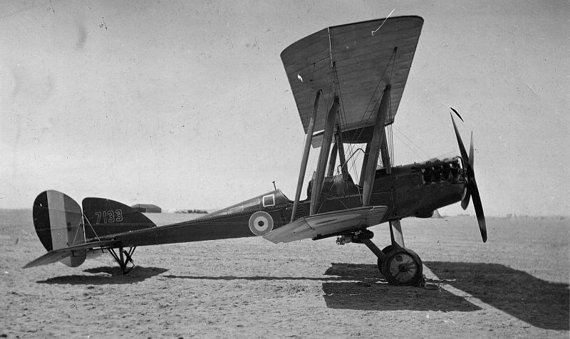 67 (Australian) Squadron, RFC, Sinai, c.1917 B.E.2e 7133. via Mike Mirkovic.