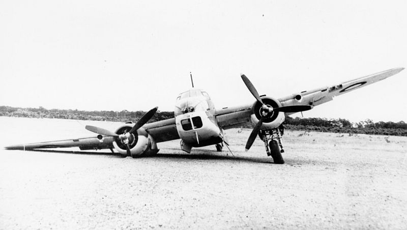 Beaufort Mk.VIII                                  A9-492/JM-T starboard undercarriage                                  collapsed. 32 Squadron, Bundaberg, 19                                  Feb., 1944, via Mike Mirkovic.