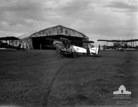 Bristol Fighter B1148  Sqn, AFC, Palestine. AWM B02036