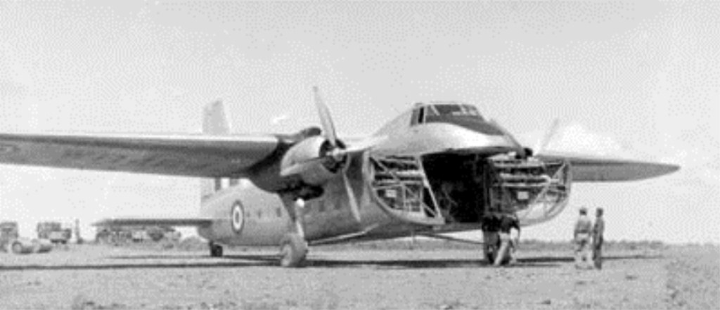 Bristol Freighter NAA via the
                  Phantom