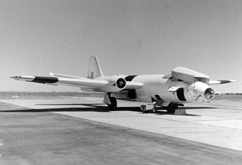 Canberra U.10 WH710. 1 A.T.U.,
                                  Woomera, c.1962 via Mike Mirkovic.