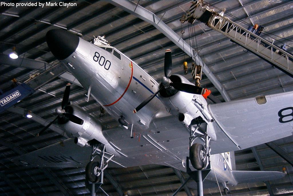 Dakota N2-43
Being lifted to its elevated display position