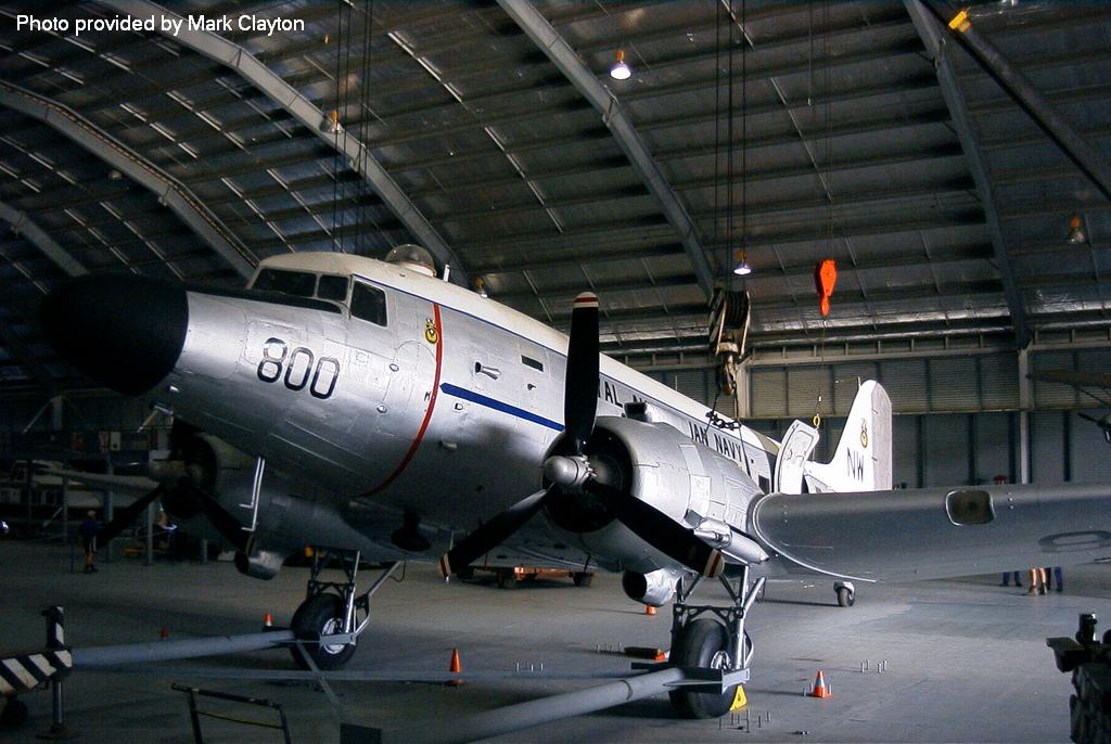 Dakota N2-43 
About to be lifted to its elevated display position