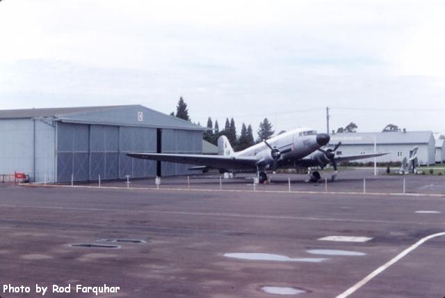 Dakota N2-43 at Nowra 1975. Photograph by Rod Farquhar.