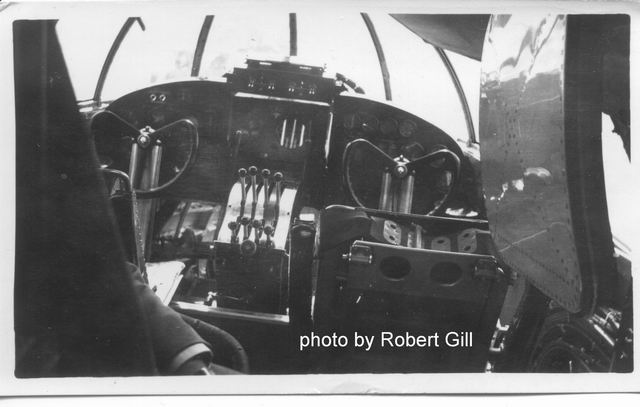 View of cockpit of Centaurus. Photographer Robert Gill.