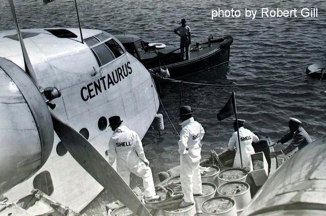 Drums of fuel for Centaurus, hope they had an electric pump. Photographer Robert Gill.