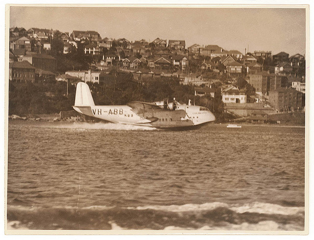 Coolangatta A18-13
Rose Bay, Sydney, 
20th June 1936 
Photo by Sam Hood