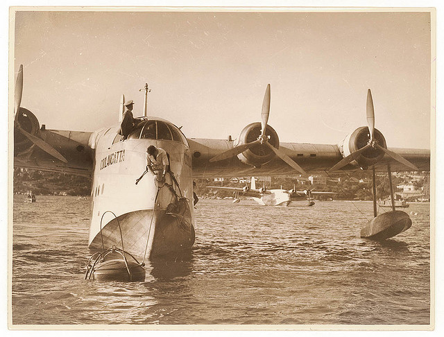 Coolangatta A18-13
Rose Bay, Sydney, 
20th June 1936 
Photo by Sam Hood