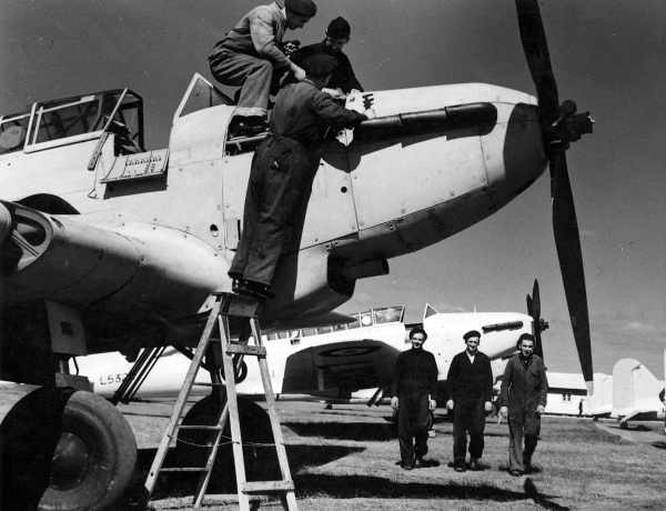 Fairey Battle Assembly at 1 AP Geelong SLV