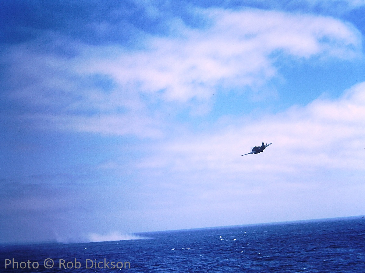 Fairey Gannet making a Bombing
                attack