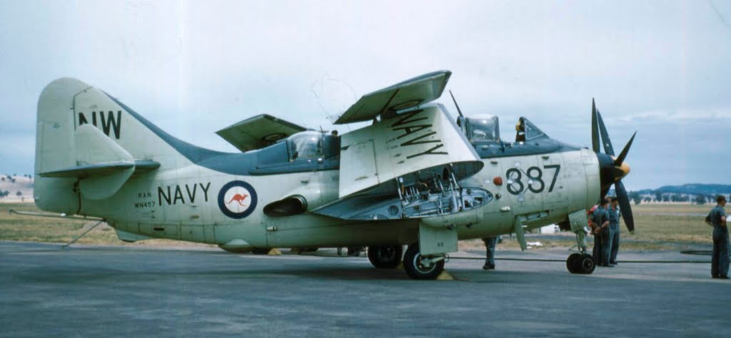 Gannet WN457 RSTT Forest Hill.                  Wagga-Wagga, NSW. 1962 or 1963, Photo Kurt Finger