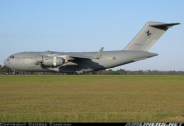 Highlight for Album:
                              Globemaster A41-209