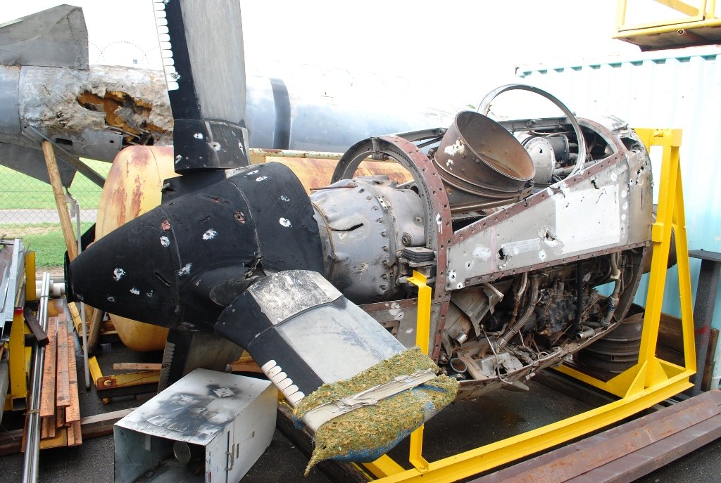 C-130A Allison T56-A-9 Engine - Former Target                  South Australian Aviation Museum 15th May 2013 Photo                  Brendan Cowan