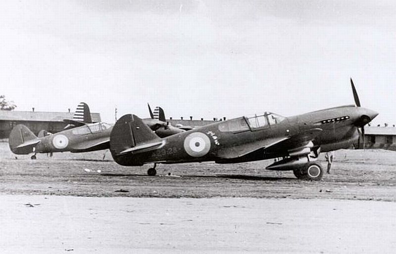 P-40E Kittyhawk A29-2876 Squadron, Archerfield, March 1942via Mike Mirkovic.