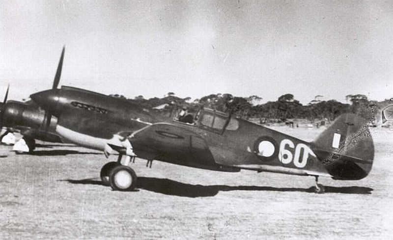 P-40E Kittyhawk A29-602 O.T.U., Mildura, c.1943via Mike Mirkovic.