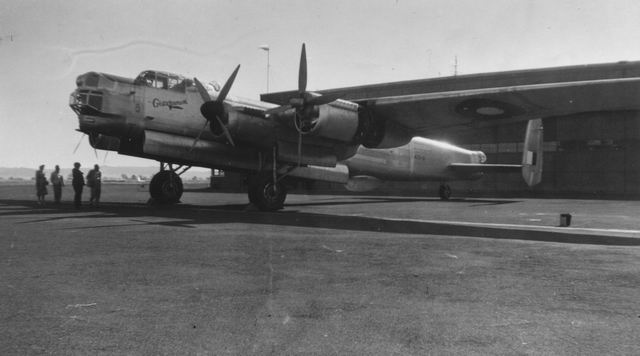 A73-8 "Gundawara" of the RAAF
                            School of Air Armament, RAAF East sale Circa
                            1947