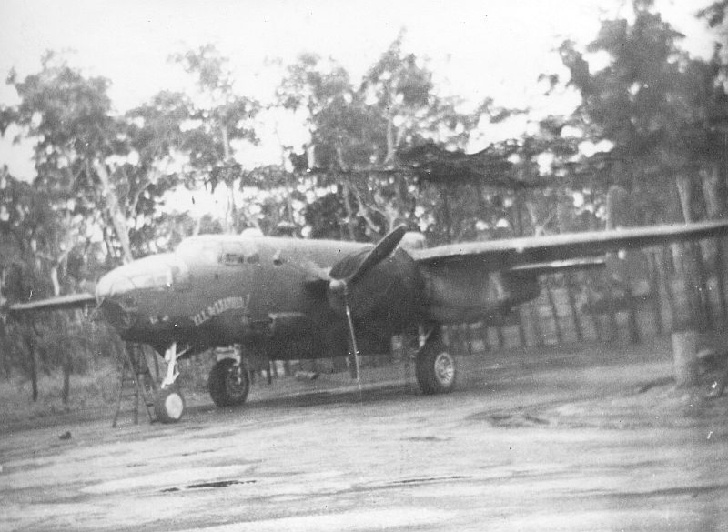 B-25D Mitchell
                              A47-16/KO-L 'Ell for Leather' 2 Squadron,
                              Hughes Field, May, 1944 via Mike
                              Mirkovic.