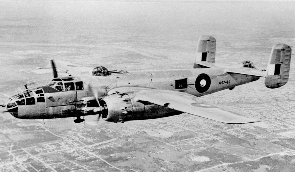 B-25J Mitchell A47-44 via Wal
                                Nelowkin