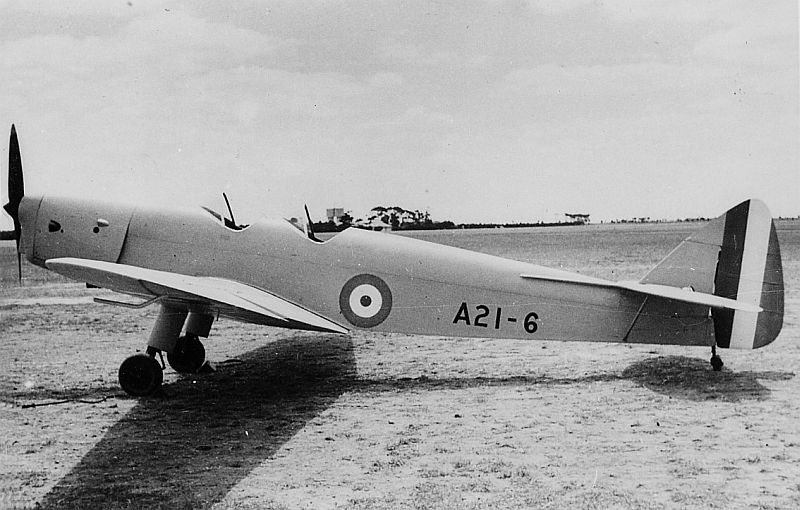 D.H.94 Moth Minor A21-6, Laverton, c.1940. via Mike Mirkovic.