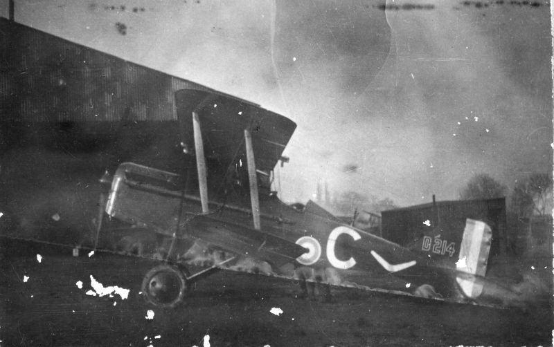 2 Squadron, AFC, Savy, France, c.1918, 'A' Flight's S.E.5a C214/C. via Mike Mirkovic.