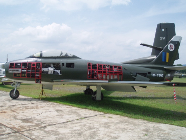 Sabre A94-367 as FM-1907. Photo Malaysian
                          Flying Herald