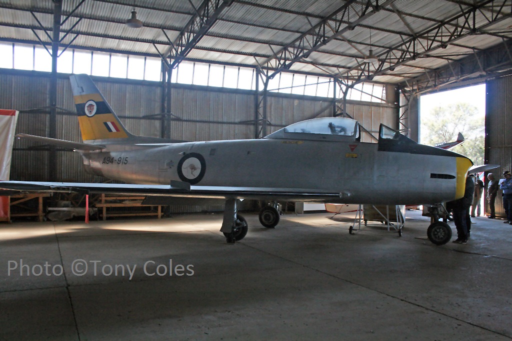 Sabre A94-915 Photo by
                          Tony Coles