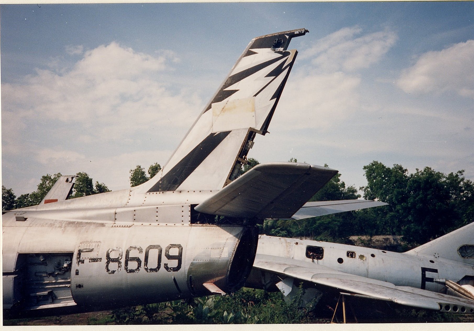 Rear section marked F-8609 Photo provided
                          by Duncan Curtis