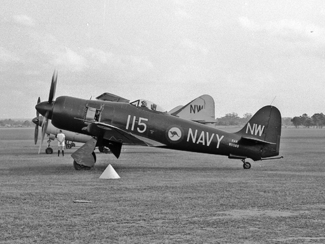 Sea Fury 115 Serial VX687