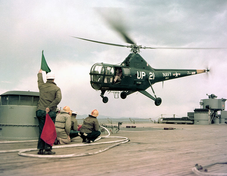 Sikorsky HO3S-1
Dragonfly UP-21
BuNo 124350
USS New Jersey
14th April 1953