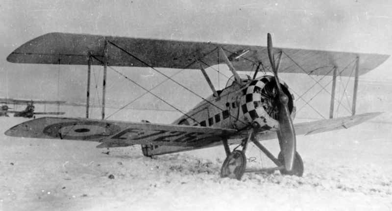 Sopwith Camel F.1 E.72675 (Training) Squadron, Leighterton, 4th January 1919, Capt. Cobby's via Mike Mirkovic.