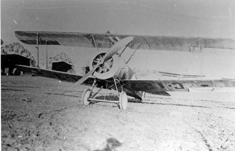 Sopwith Camel F.1 C.1275 (Training) Squadron, Leighterton, March, 1919, . via Mike Mirkovic.