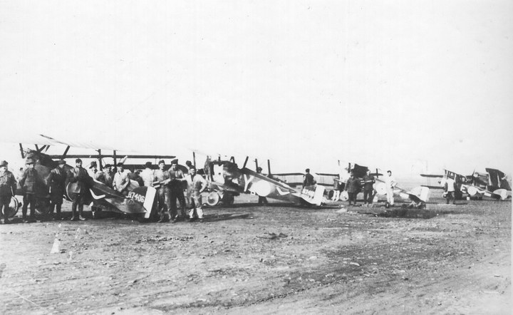 Sopwith Camel B 7406 No 4 Sqn AFC, Bruay. via Rod Farquhar.