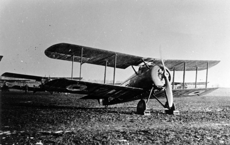 Sopwith Snipe 7F.1 E73778 (Training) Squadron, Leighterton, March, 1919via Mike Mirkovic.