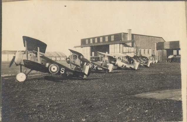 Sopwith Snipes E8103 (S) and E8082 (X)4 Sqn AFC Bickendorf 1919  via Brendan Cowan