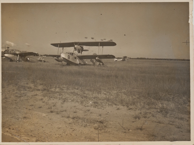 Wackett Gannet A14-? Seagull V A2-9 Possibly at
                    Canberra