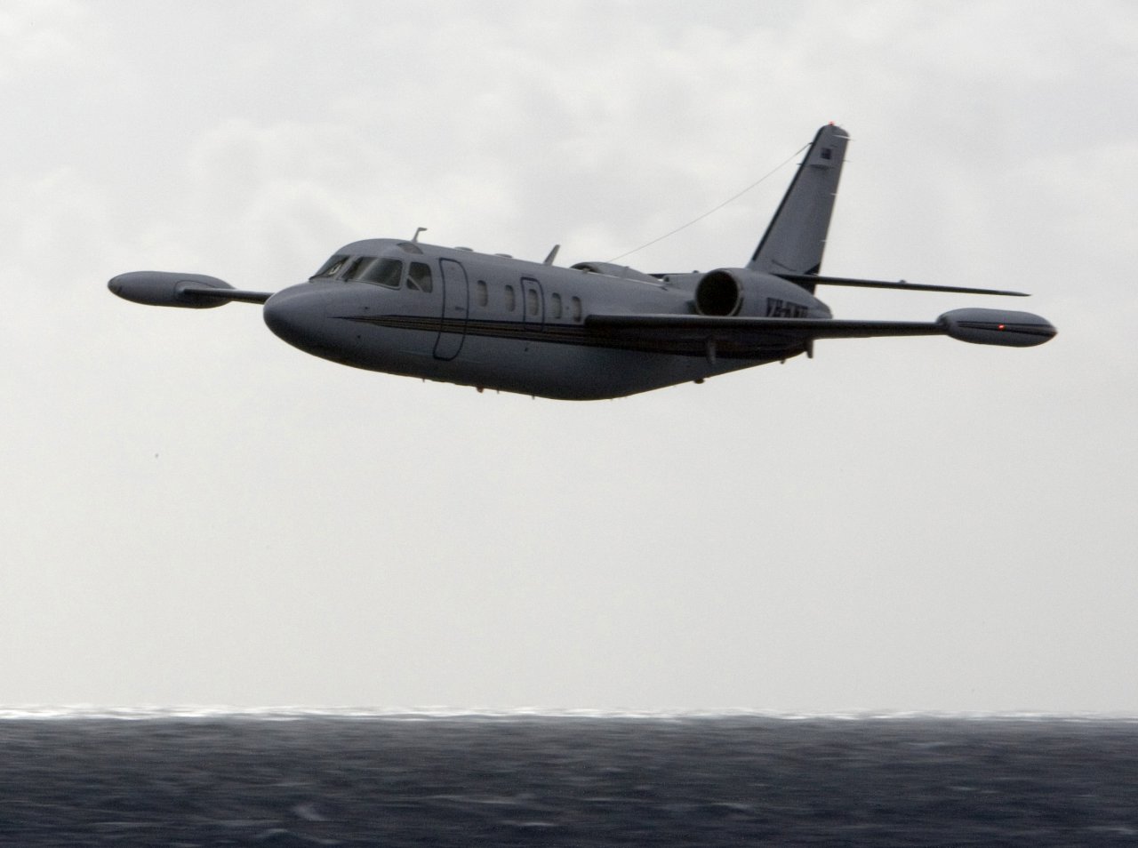 Westwind VH-KNU
Exercise Talisman Sabre
RAN photo taken from HMAS Darwin  
10th July 2009